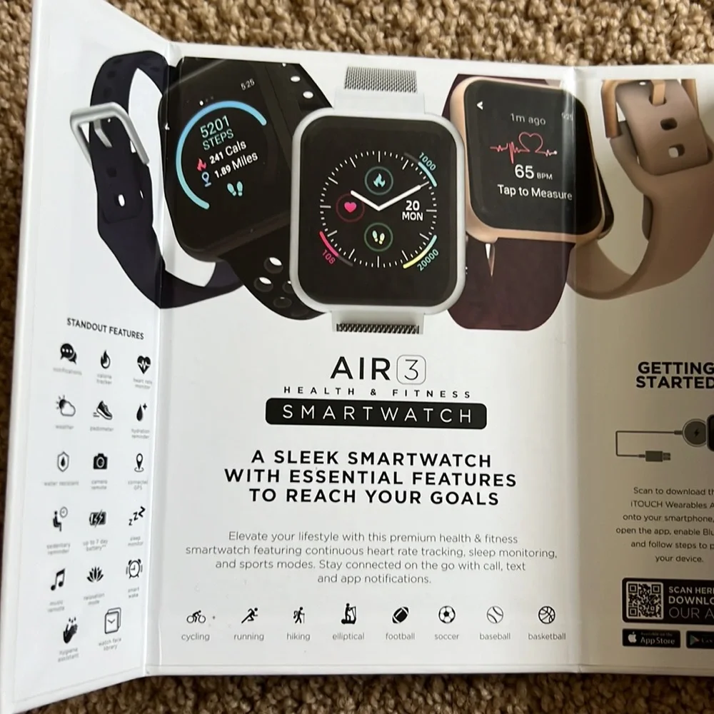 NEW iTouch Wearables Air 3 Smart Watch
